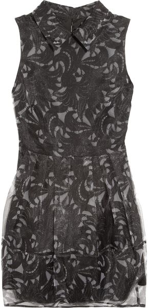 Camilla & Marc Myth Laceprint Organza Dress - Lyst