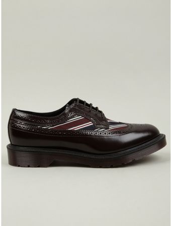 Dr. Martens Mens Mie Silk Brogue Shoes - Lyst
