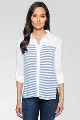 Ella Moss Lila Button Up Top