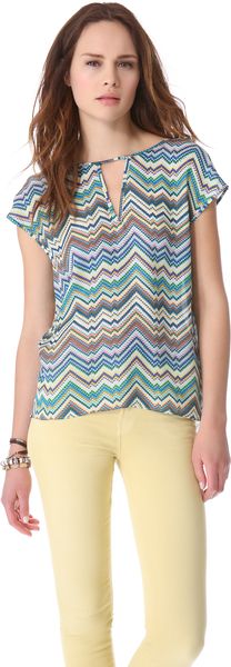 Parker Chrome Top - Lyst