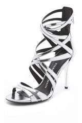 Pierre Balmain Manila Metallic Sandals