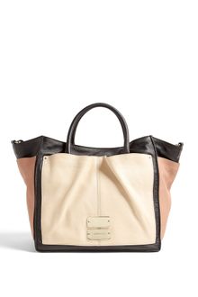 See By Chloé Nellie Two Tone Leather Tote - Lyst