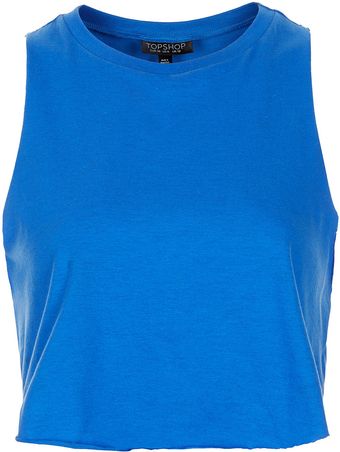 Topshop Crop Tank - Lyst