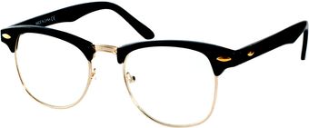 Asos Clubmaster Glasses with Clear Lens - Lyst