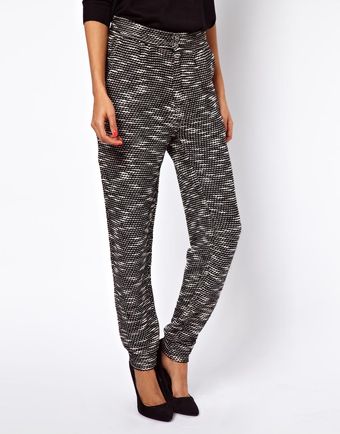 ASOS Collection Peg Trouser in Textured Fabric - Lyst
