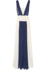 By Malene Birger Kadria Colorblock Silkchiffon Gown