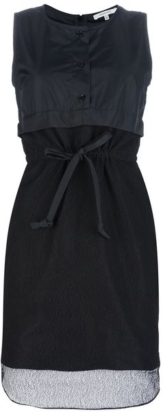 Carven Double-Layer Sleeveless Dress - Lyst