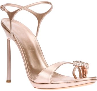 Casadei Ankle Strap Sandal - Lyst