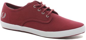 Fred Perry Foxx Plimsolls Uk Exclusive - Lyst