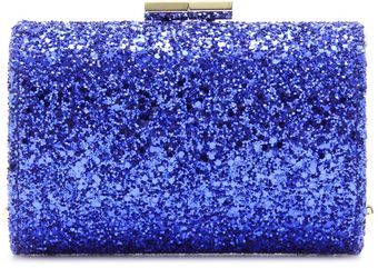 Jimmy Choo Mini Tube Glitter Clutch - Lyst