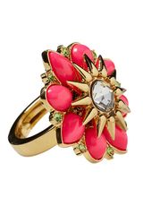 Juicy Couture Cabochon Flower Ring
