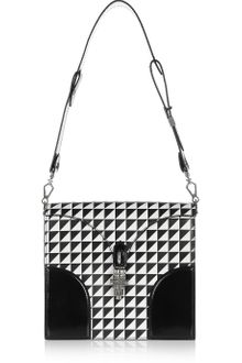 Proenza Schouler Record Large Printed Leather Shoulder Bag - Lyst