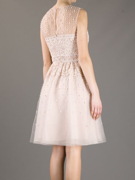 pink sheer gown