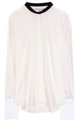 Victoria Beckham Silk and Cotton Blouse