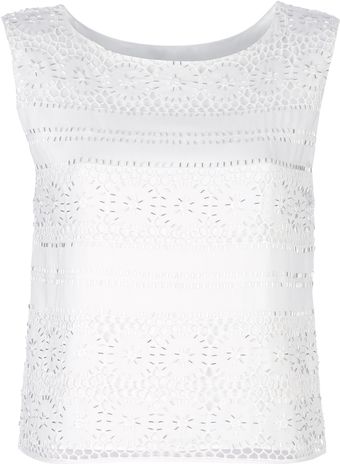 Alice + Olivia Vera Embellished Vest - Lyst