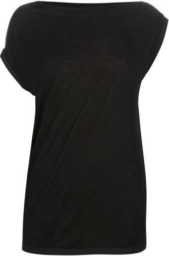 Lanvin Draped Rear Top - Lyst