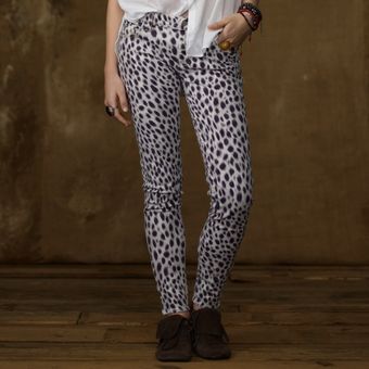 Ralph Lauren Cheetahprint Skinny Jean - Lyst