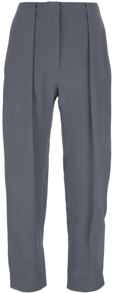 Thierry Mugler Cropped Tailored Trouser - Lyst
