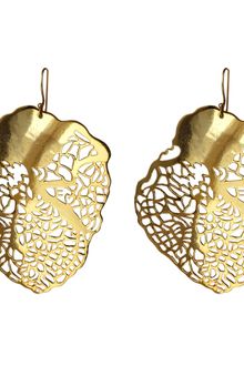 Eina Ahluwalia Heart Of Gold Earrings - Lyst