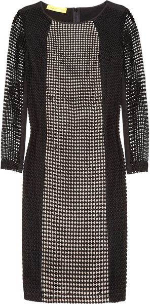 Catherine Malandrino Lace and Jersey Dress - Lyst