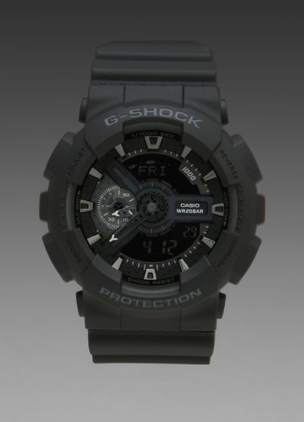 g shock army black