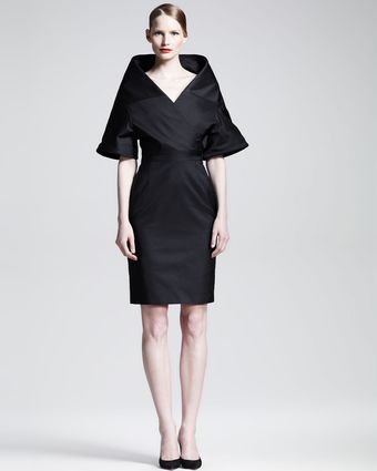 Gareth Pugh Chalice Portrait Collar Dress - Lyst