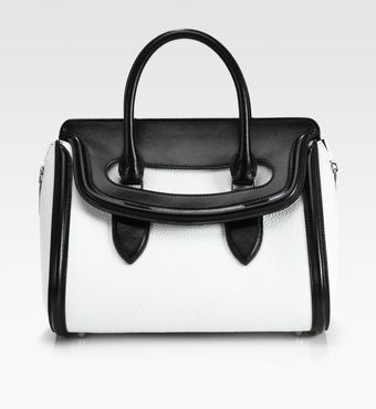 Alexander McQueen Heroine Small Colorblock Satchel - Lyst