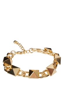 ASOS Collection Asos Stud Chain Link Bracelet - Lyst