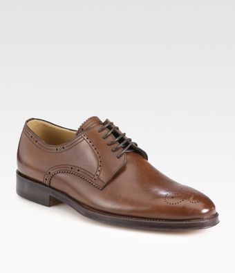Bally Tatoon Leather Brogue - Lyst