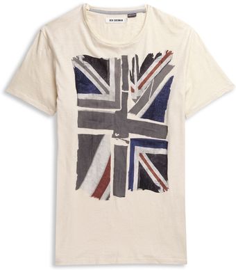 Ben Sherman Union Jack Graphic Tee Shirt - Lyst