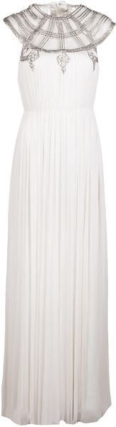 Catherine Deane Mona Bead Yoke Gown - Lyst