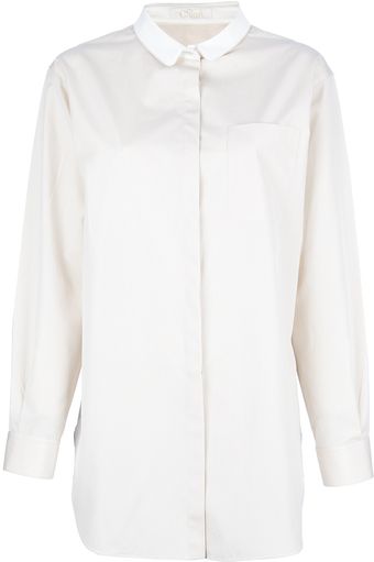 Chloé Oversized Fine Striped Shirt - Lyst
