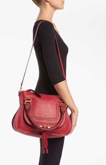 Chloé Marcie Small Leather Satchel - Lyst