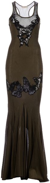 Emilio Pucci Embroidered Butterfly Dress - Lyst