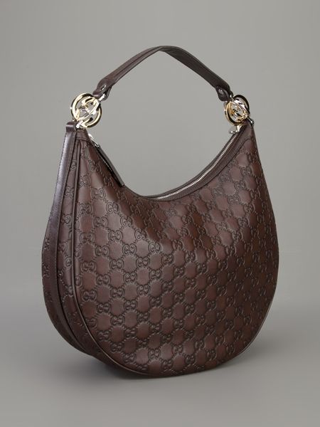 gucci embossed handbag