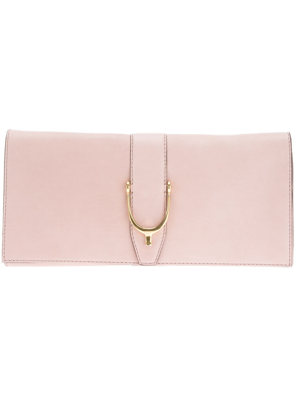 Gucci Stirrup Clutch in Pink Lyst