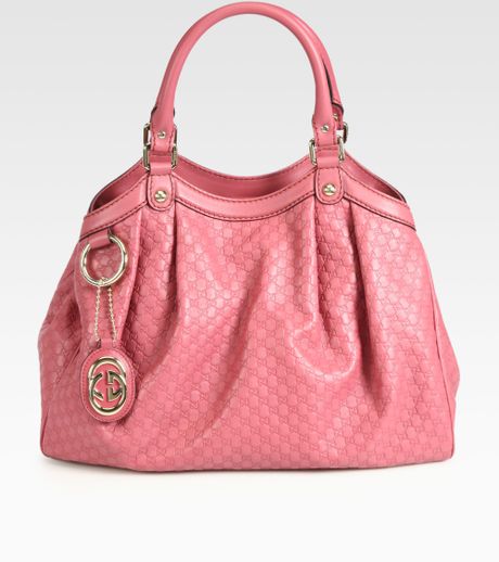 Gucci Sukey Microguccissima Tote in Pink (rose pink)