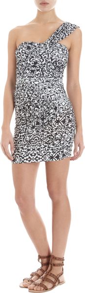 Isabel Marant Jeanne One Shoulder Dress - Lyst