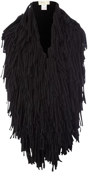 Label Lab Loopy Fringe Snood - Lyst