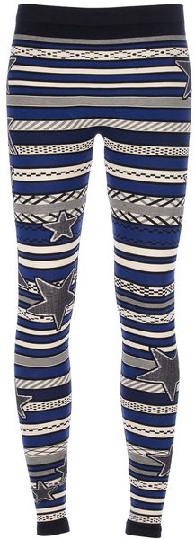 Laneus Striped Leggings - Lyst