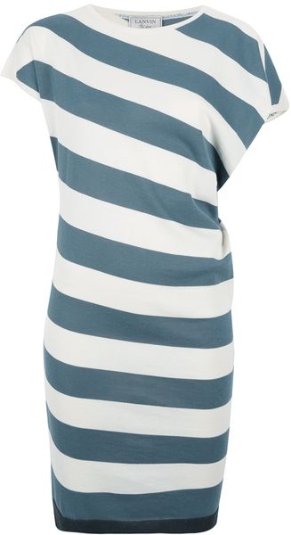 Lanvin Asymmetric Dress - Lyst