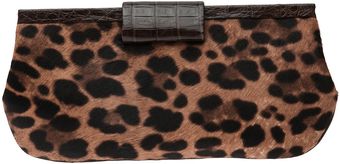 Nancy Gonzalez Leopard Snap Clutch - Lyst