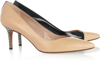 Nicholas Kirkwood Leather and Patentleather Pumps - Lyst