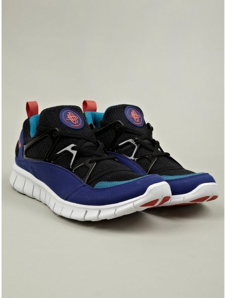 Nike Mens Free Huarache Light Sneakers in Blue for Men (black) | Lyst