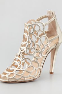 Oscar de la Renta Gladia Metallic Sandal - Lyst
