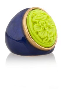 Oscar de la Renta Carved Cabochon Ring - Lyst