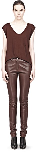 Alexander Wang Classic Muscle Tee with Pocket - Lyst