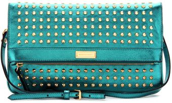 Burberry Brit Mytheresacom Exclusive Adeline Metallic Leather Studded Clutch - Lyst
