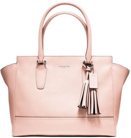 Coach Legacy Leather Medium Candace Carryall in Pink (silverblush)