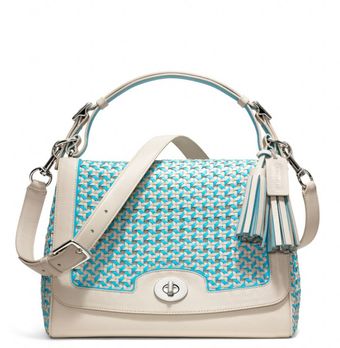 Coach Legacy Caning Leather Romy Top Handle - Lyst